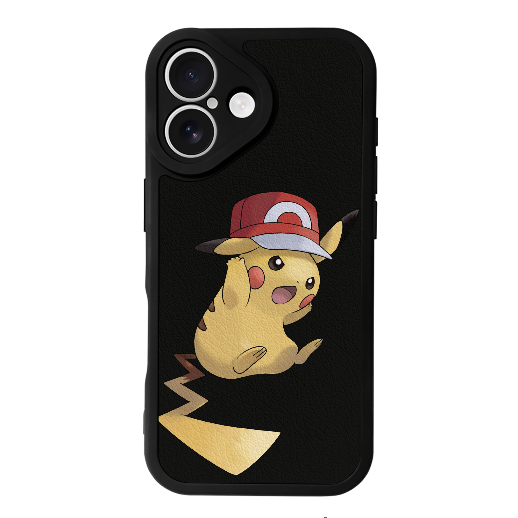 （画像用） ポケットモンスター Pokémon 【iPhone 16シリーズ対応】シリコンスマホケース（レザー調） 材質：シリコン